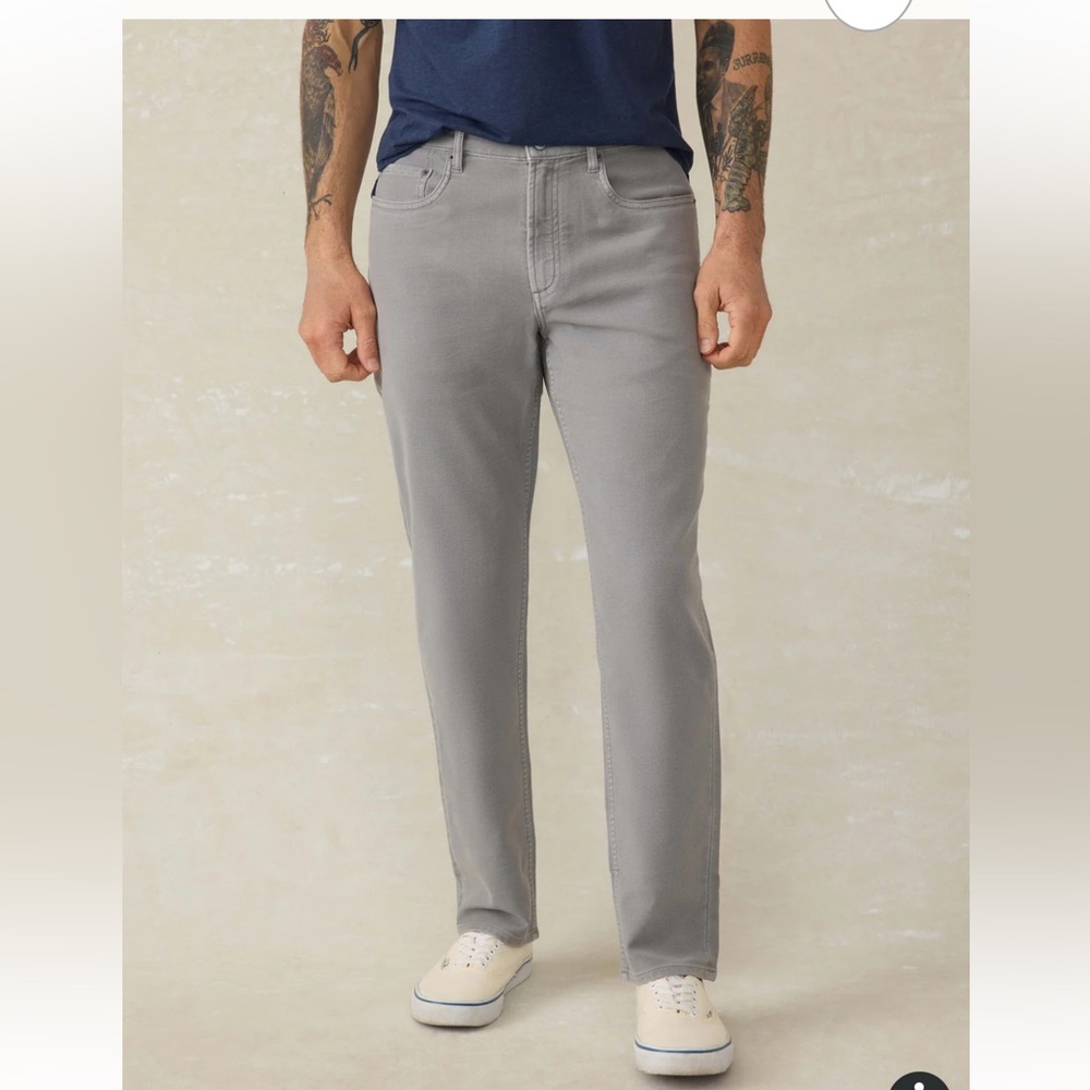 Faherty Gray Men's Pants